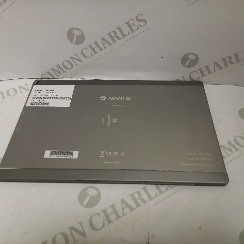 AVANTIS LPW-1101B WORKBOOK TABLET 