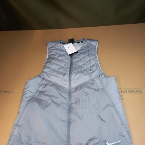MENS NIKE LOGO RUNNING GILET SIZE SMALL