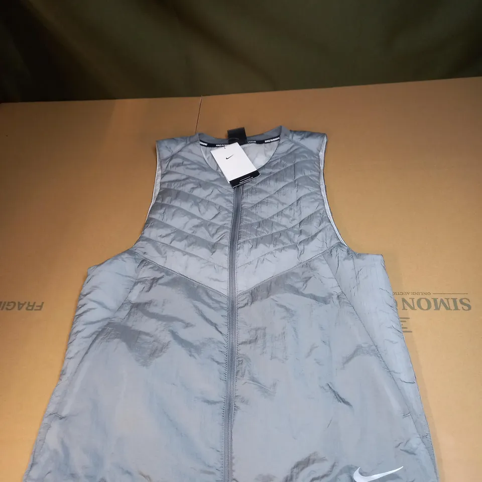 MENS NIKE LOGO RUNNING GILET SIZE SMALL