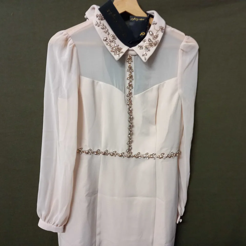 PHASE EIGHT PETITE AVAH DRESS IN ANTIQUE ROSE - UK 10