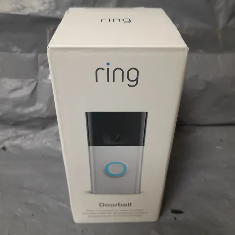 BOXED AND SEALED RING VIDEO DOORBELL WITH CHIME (2ND GEN)