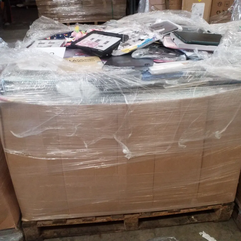 PALLET CONTAINING LARGE QUANTITY OF ASSORTED TABLET CASES
