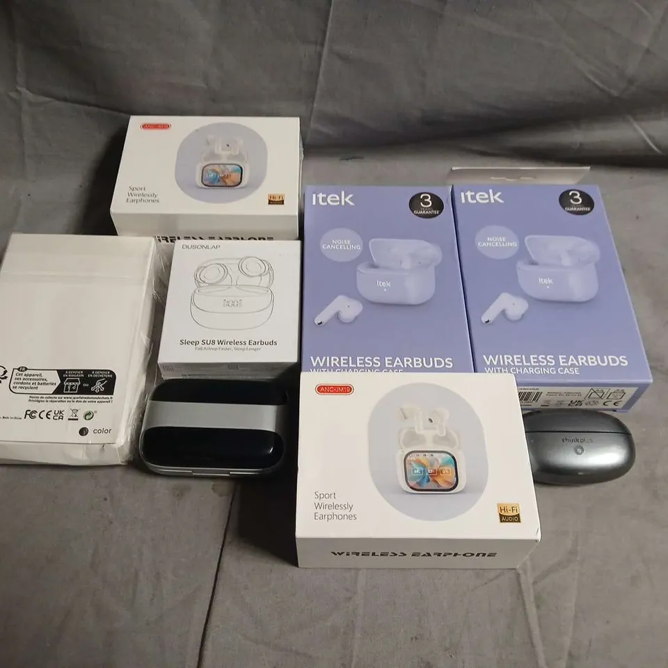 LARGE AMOUNT OF AUDIO BASED PRODUCTS TO INCLUDE WIRELESS EARBUDS, WIRED EARBUDS