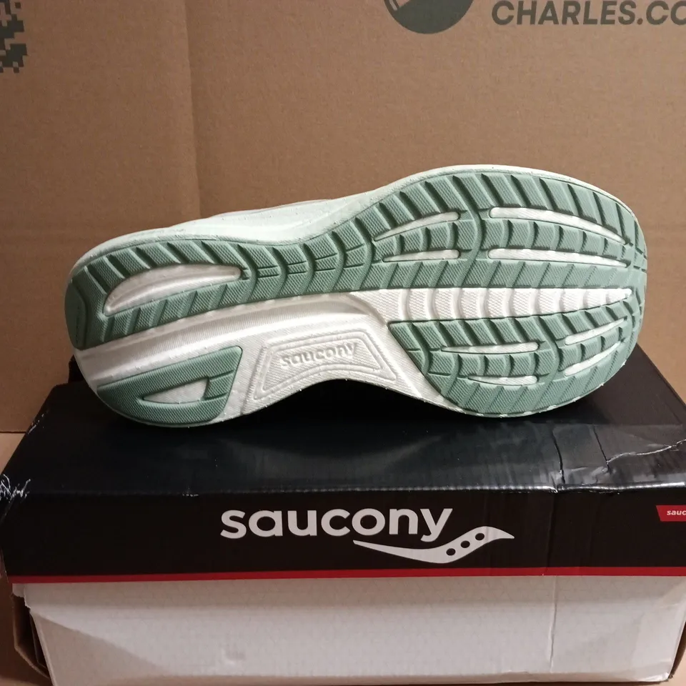BOXED PAIR OF SAUCONY WOMEN’S RUNNING SHOES – UK 8.5 