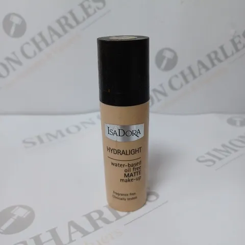 APPROXIMATELY 25 ISADORA HYDRALIGHT WATER-BASED OIL FREE MATTE MAKE-UP #62 NATURAL BEIGE