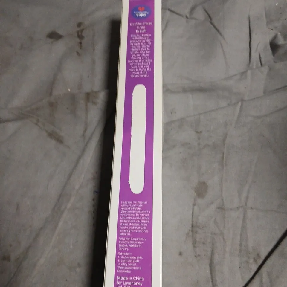 SILICONE 5" PURPLE DILDO WITH JOYHUB GENTLE LUBRICANT 