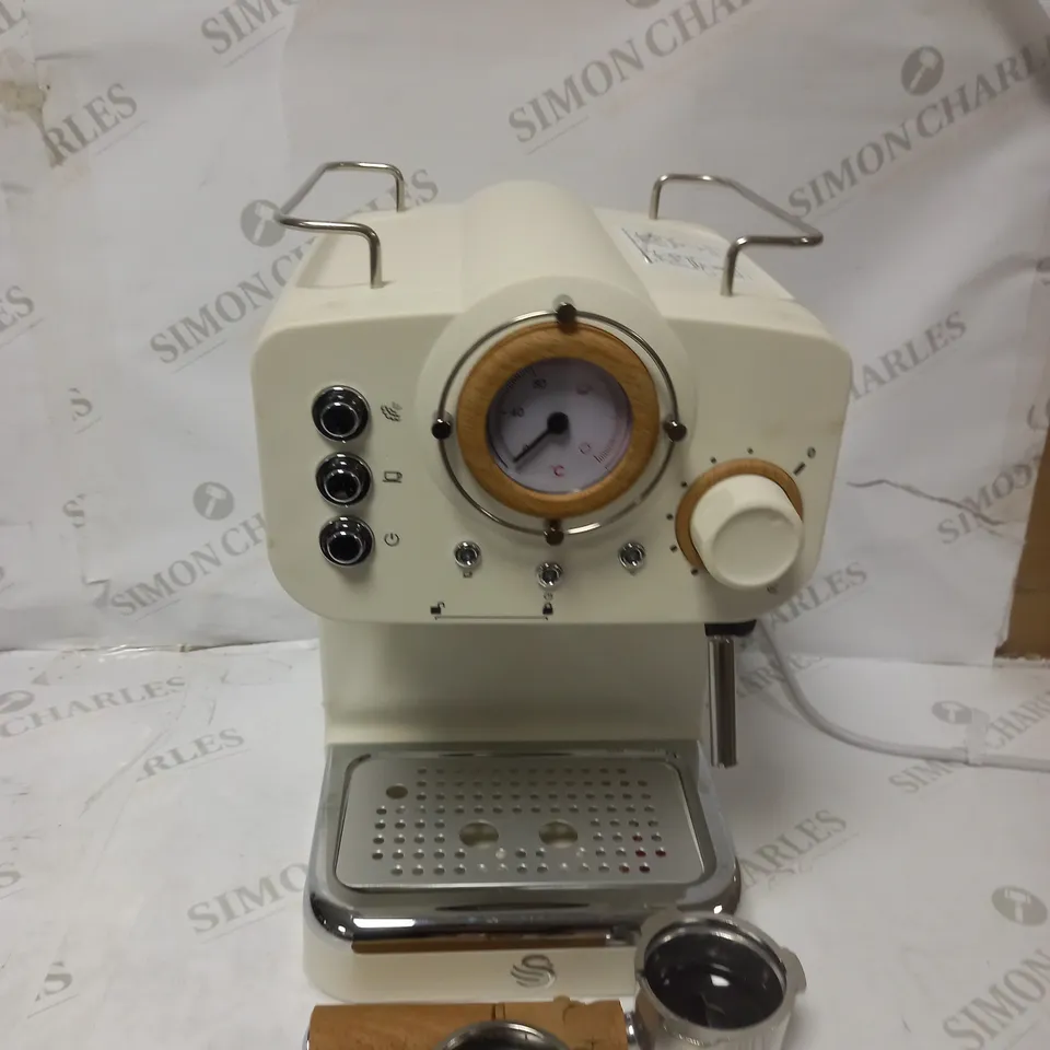 SWAN NORDIC ESPRESSO COFFEE MAKER - COTTON WHITE