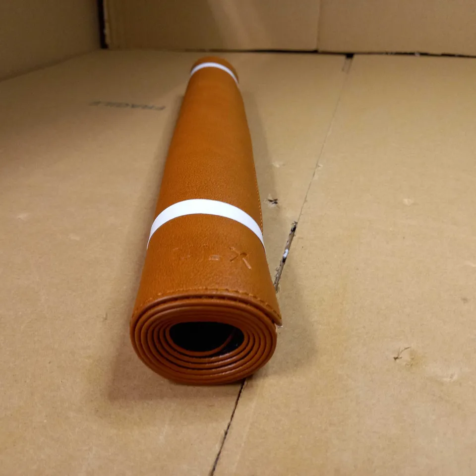 ULX TAN LEATHER STYLE DESK MAT
