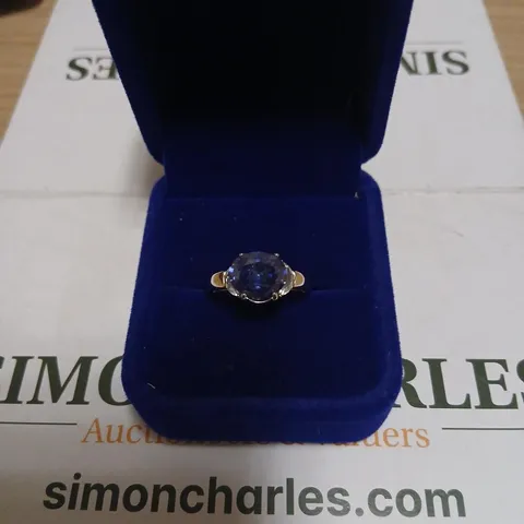 DIAMONIQUE 3CT TW SIMULATED GEMSTONE OVAL TRILOGY RING STERLING SILVER 