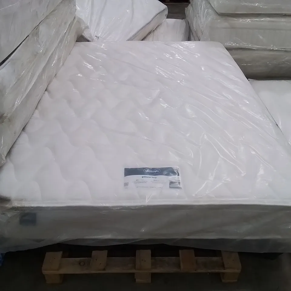 QUALITY BAGGED SILENTNIGHT MIRACOIL PILLOWTOP 5' KINGSIZE MATTRESS  RRP £499