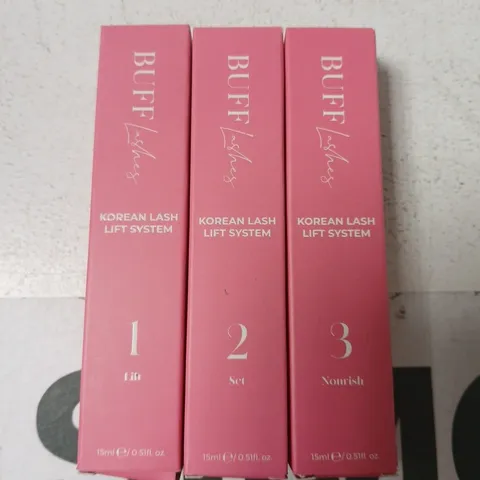BUFF LASHES KOREAN LASH LIFT SET 