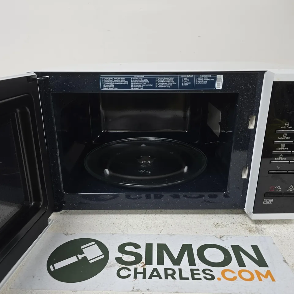 SAMSUNG MS23K3513AW/EU SOLO 23-LITRE MICROWAVE OVEN - WHITE - COLLECTION ONLY