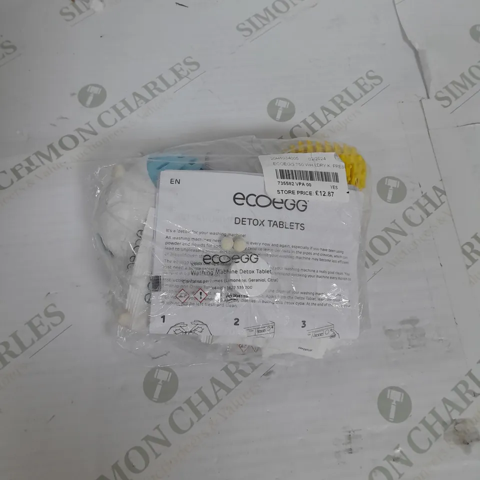 ECOEGG 750 WASHES LAUNDRY EGGS