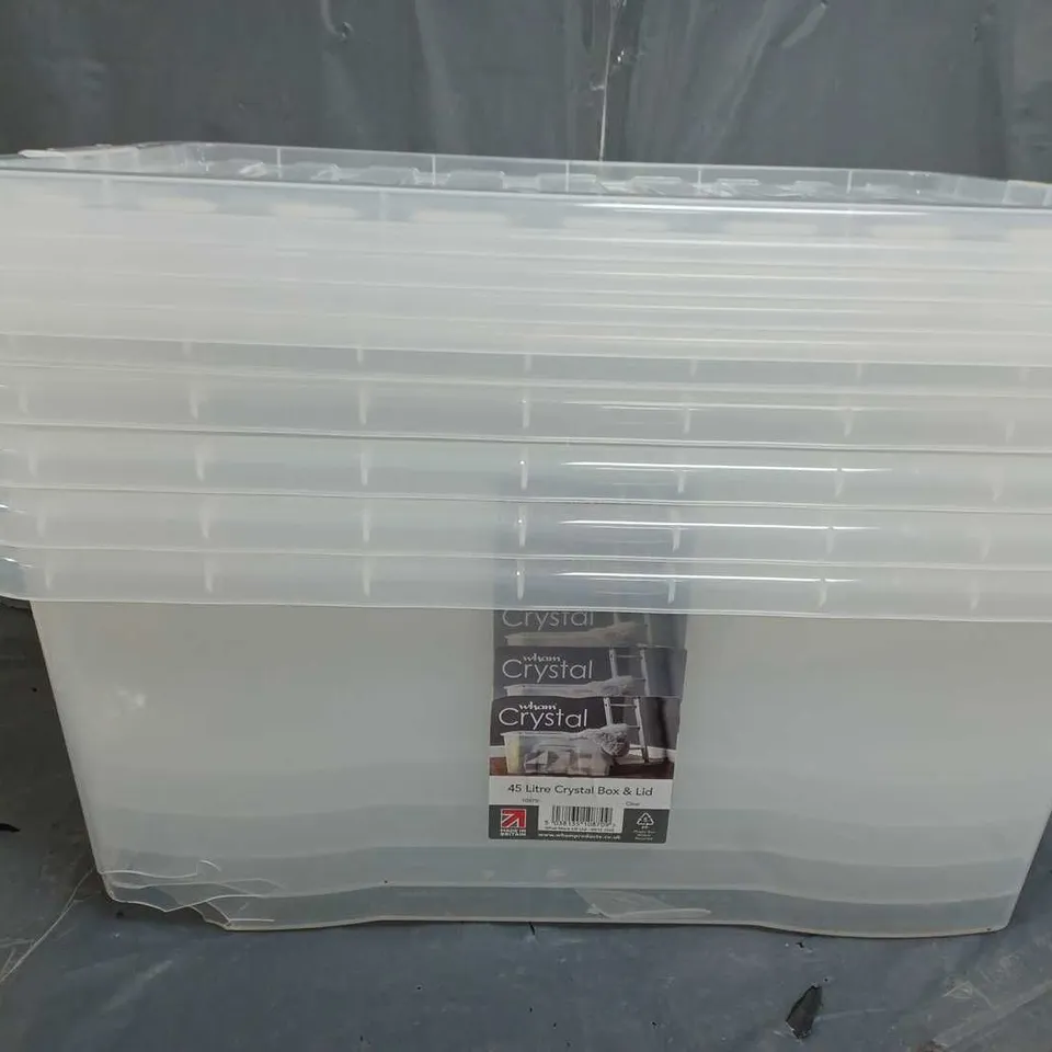 WHAM CRYSTAL 45-LITRE CRYSTAL BOX AND LID SET 