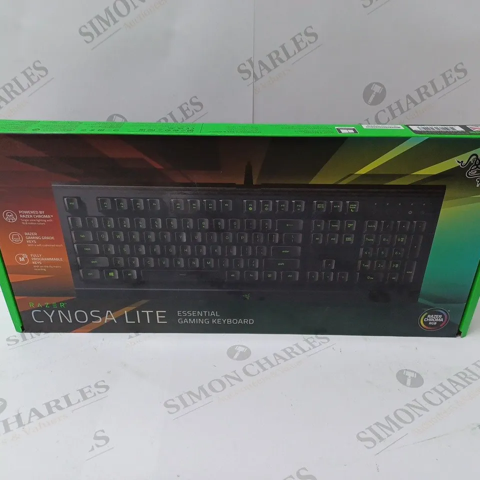 BRAND NEW BOXED RAZER CYNOSA LITE ESSENTIAL GAMING KEYBOARD