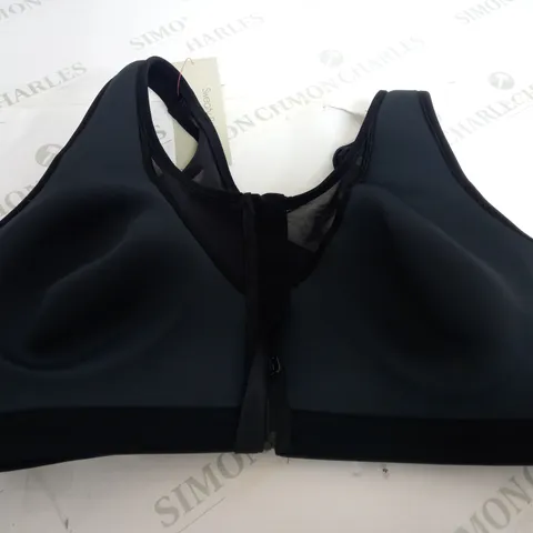SWEATY BETTY POWER ICON TRAIN BRA IN BLACK - XXL