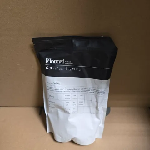 REFORMED BLACK COFFEE – 414G BAG - BEST BEFORE APRIL 2027 