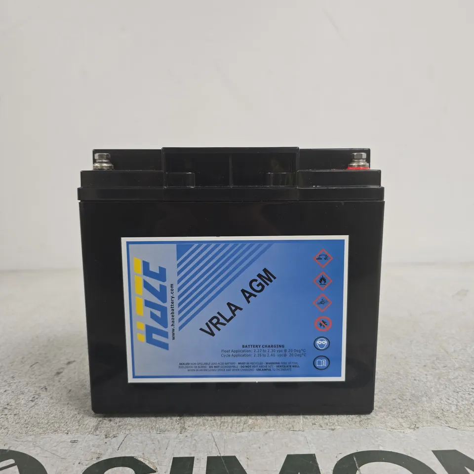 12V 18AH VRLA AGM BATTERY (SEALED LEAD-ACID) – HZB12-18