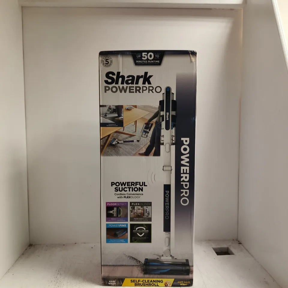 SHARK POWERPRO CORDLESS VACUUM CLEANER – BOXED