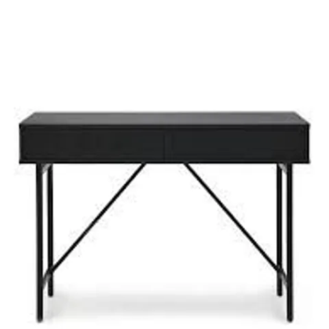 BOXED HAVA CONSOLE TABLE - BLACK (1 BOX) - COLLECTION ONLY 