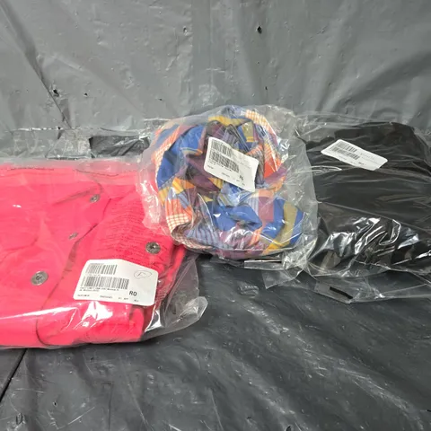 BOX OF APROX 20 ASSORTED CLOTHING ITEM IN VARIOUS STYLES, SIZES AND COLOURS - COLLECTION ONLY  