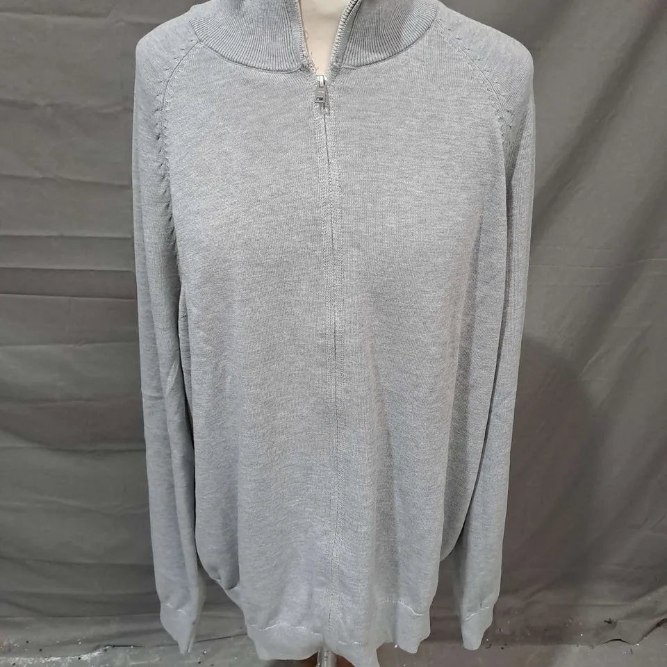 MANGO MENS CARDIGAN IN GREY SIZE XL