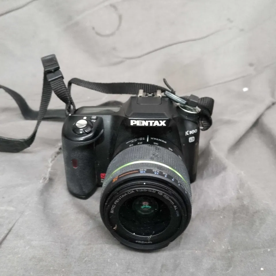 PENTAX K100D DIGITAL SLR CAMERA WITH 18-55MM KIT LENS