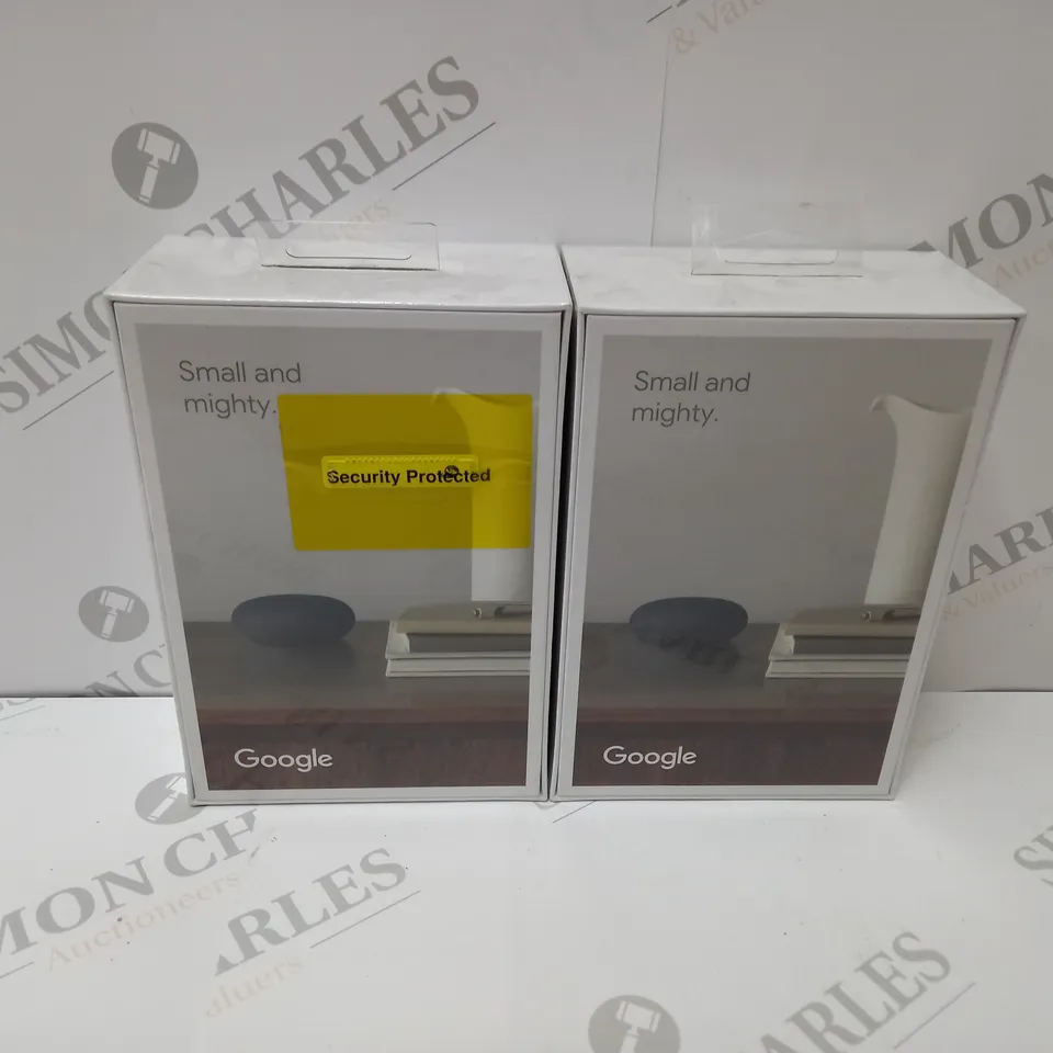 2 BRAND NEW BOXED GOOGLE NEST MINI 2ND GENERATION