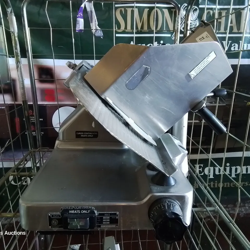 BERKEL ELECTRIC MEAT SLICER Model 800S