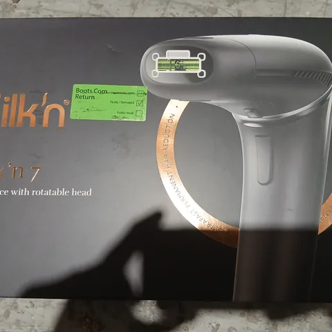 SILK'N 7 IPL DEVICE WITH ROTATABLE HEAD – BOXED
