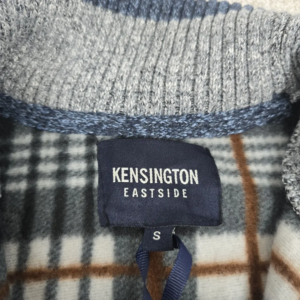 KENSINGTON EASTSIDE KNIT CARDIGAN – BLUE MARL, UK S
