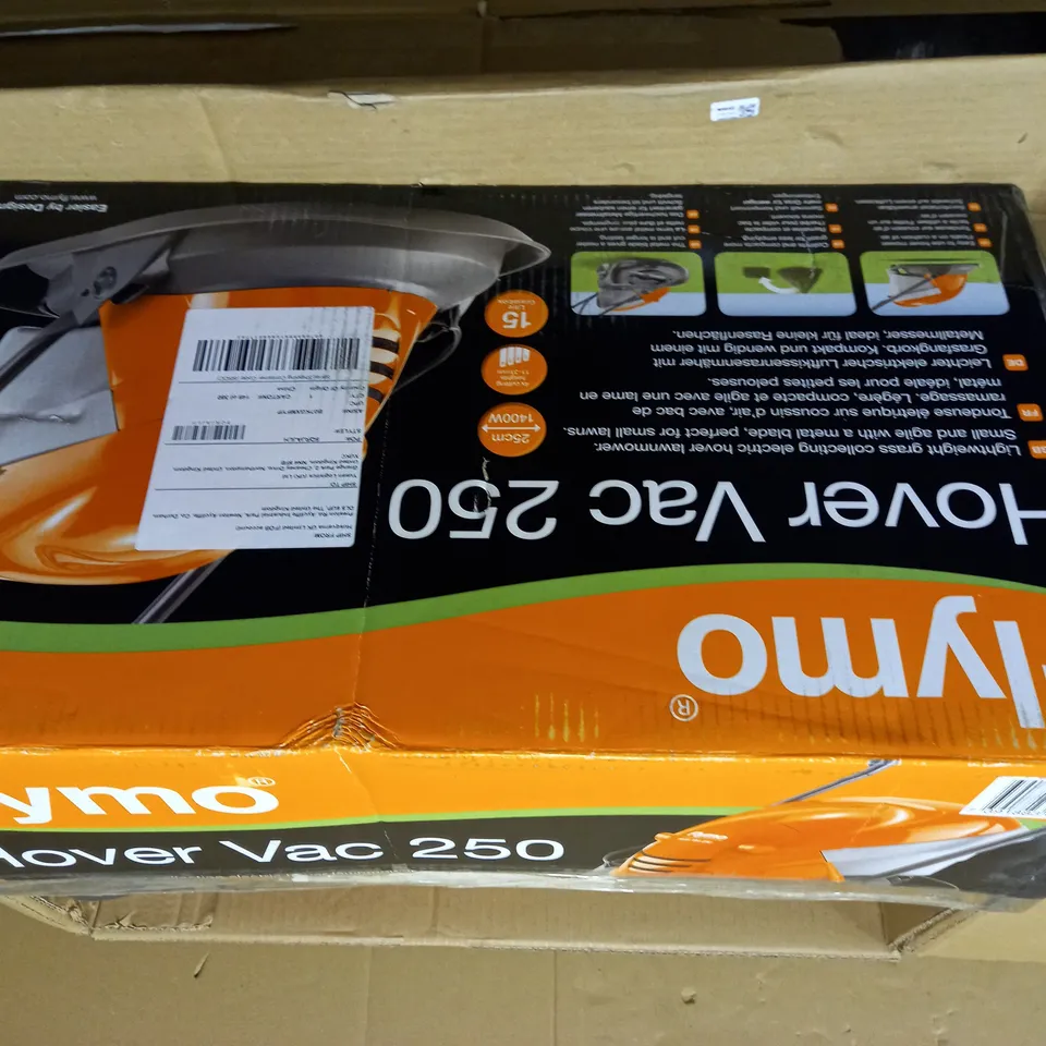 FLYMO HOVER VAC 250 ELECTRIC HOVER COLLECT LAWNMOWER
