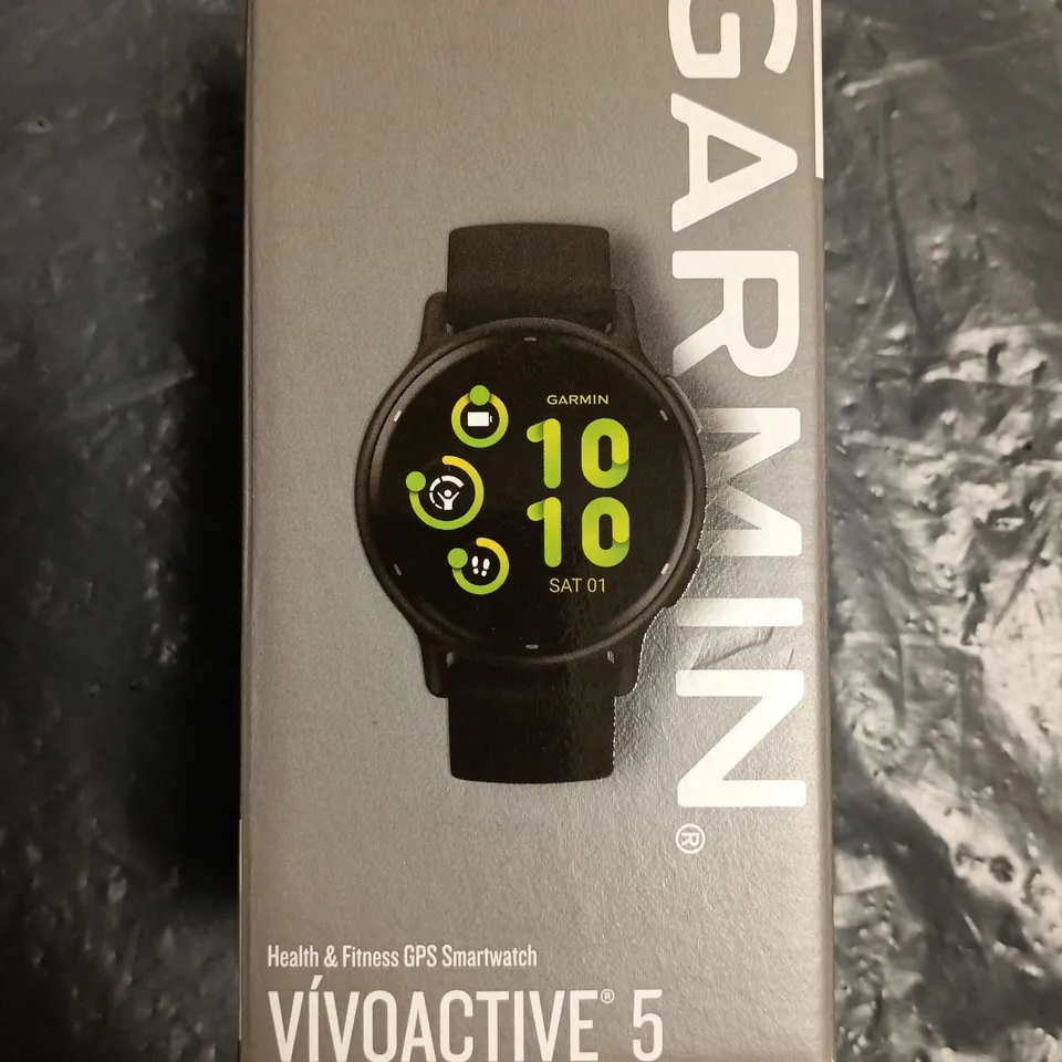 GARMIN VIVOACTIVE 5 HEALTH & FITNESS GPS SMARTWATCH – BLACK