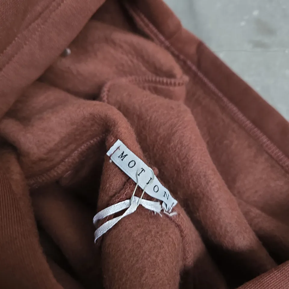 MOTION BROWN HOODIE WITH 5TH AVENUE NEW YORK CITY PRINT