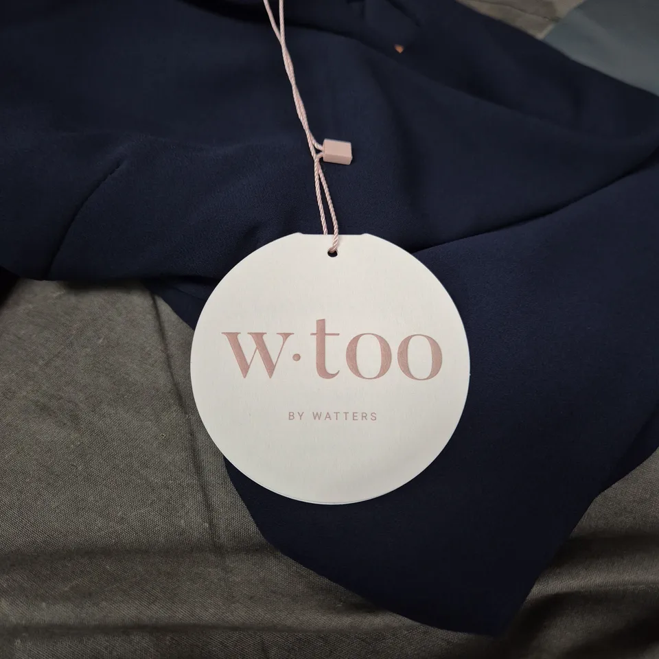 WTOO BY WATTERS NAVY BLUE DRESS – SIZE 14