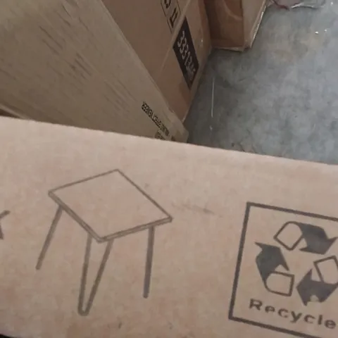 BOXED OWEN RETRO END TABLE (1 BOX)