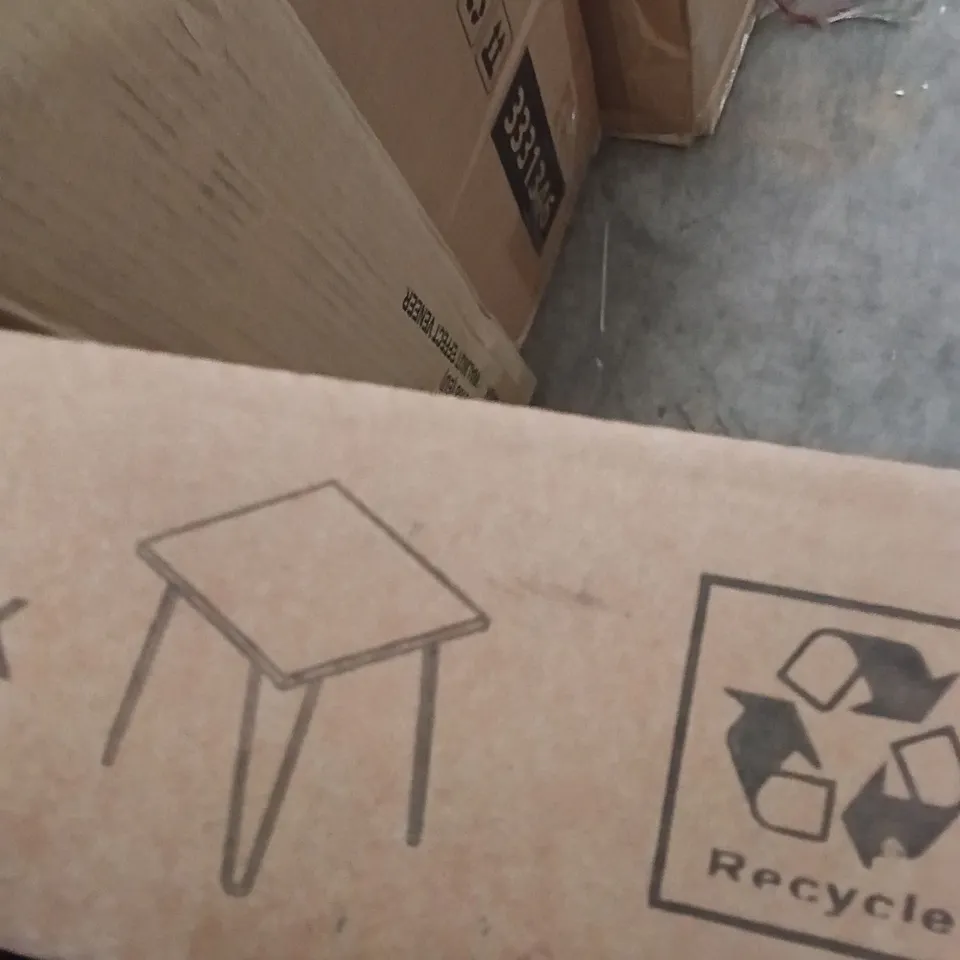 BOXED OWEN RETRO END TABLE (1 BOX)