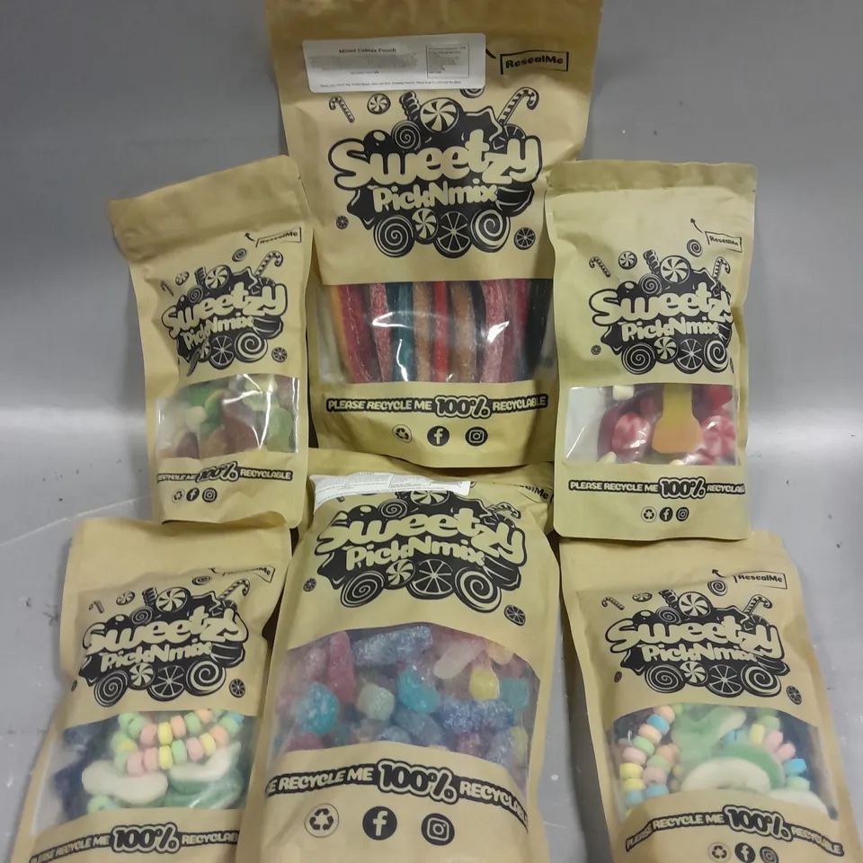 6 X SEALED SWEETZY PICK N MIX SWEET ASSORTMENTS 