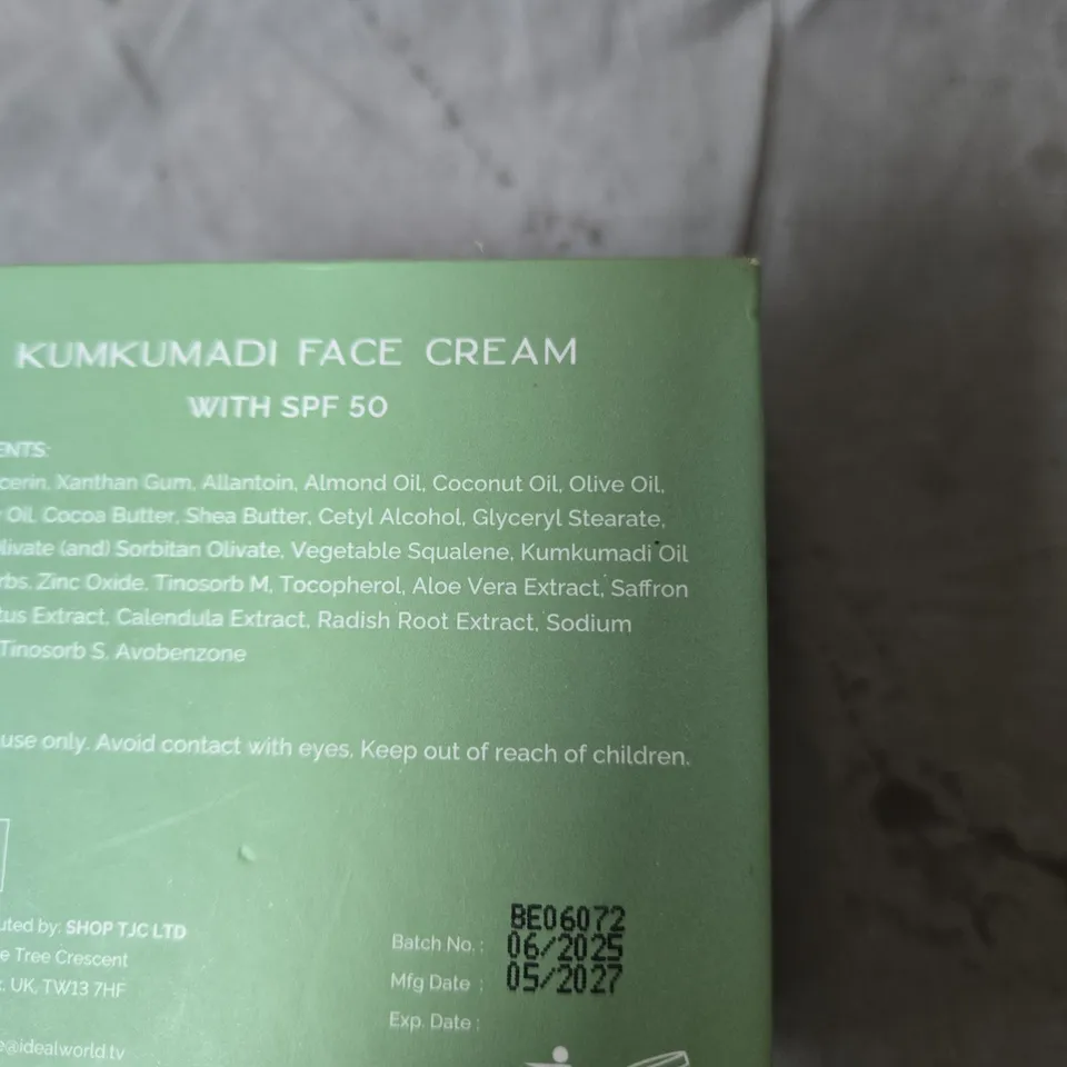 PURE GLOW KUMKUMADI FACE CREAM SPF50 (100 ML) + PURE GLOW PINK JAR CREAM – SKINCARE DUO