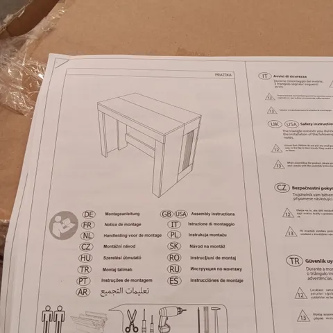 BOXED PRATIKA CONSOLE TABLE (2 BOXES)