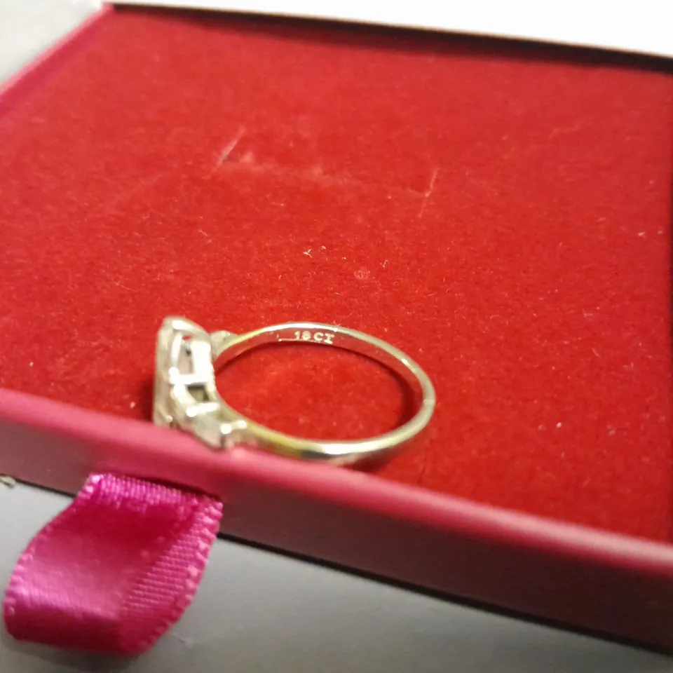 RED RUBY LOUNGE RING - 18CR STAMP