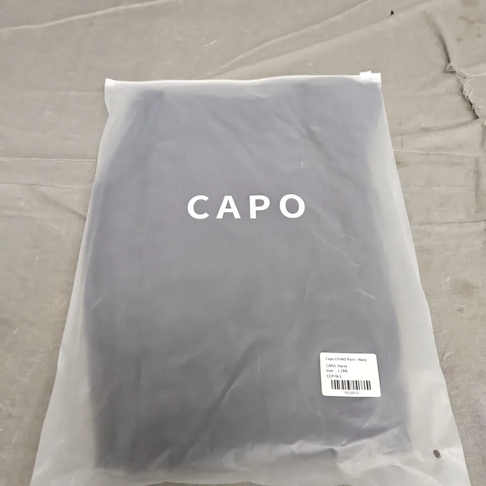 BAGGED CAPO CHINO PANTS - SIZE W34