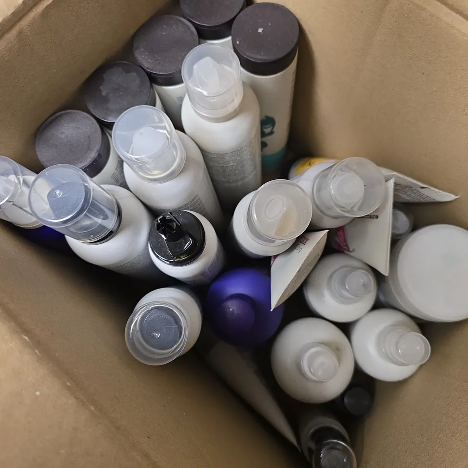 APPROXIMATELY 26 ASSORTED ELGON COSMETICS ITEMS TO INCLUDE SILVER CONDITIONER, SHAMPOO, FINISH SRAY FLEX HOLD , ETC - COLLECTION ONLY