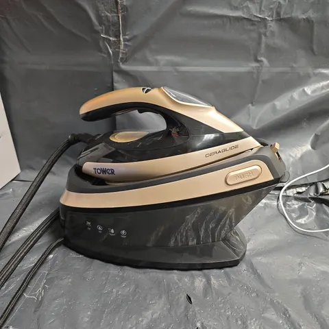TOWER CERAGLIDE STEAM IRON – BEIGE/BLACK