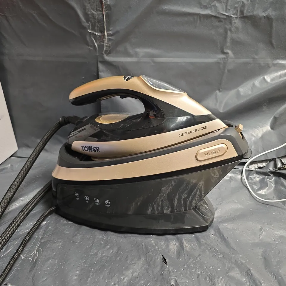 TOWER CERAGLIDE STEAM IRON – BEIGE/BLACK