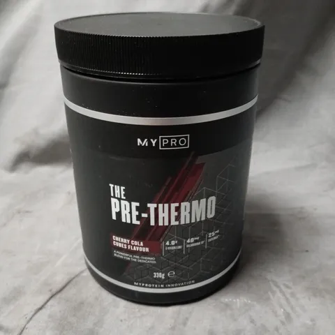 MYPRO THE PRE-THERMO PRE-WORKOUT SUPPLEMENT – CHERRY COLA FLAVOUR, 330G
