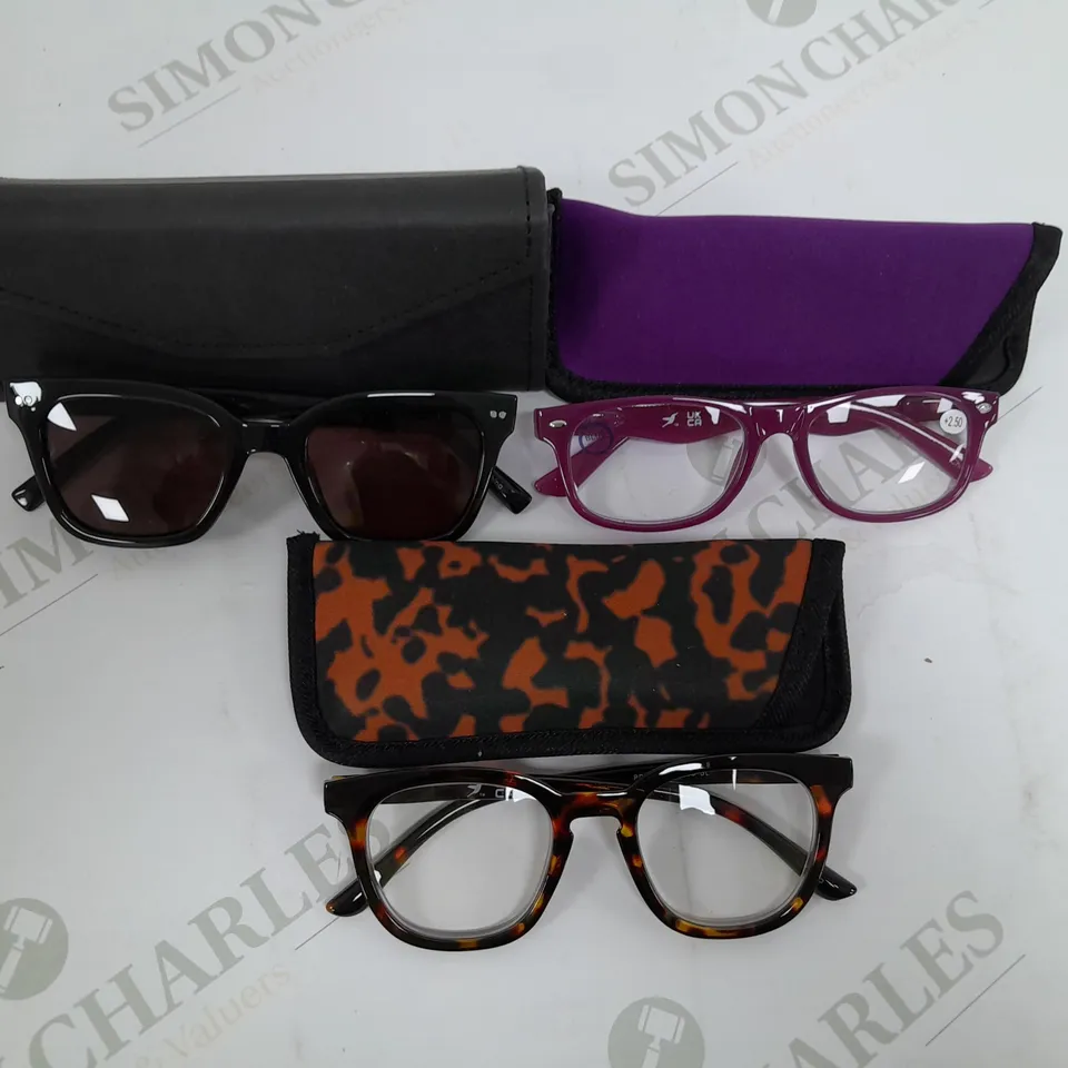 HUMMINGBIRD SUNGLASSE AND READING GLASSES 