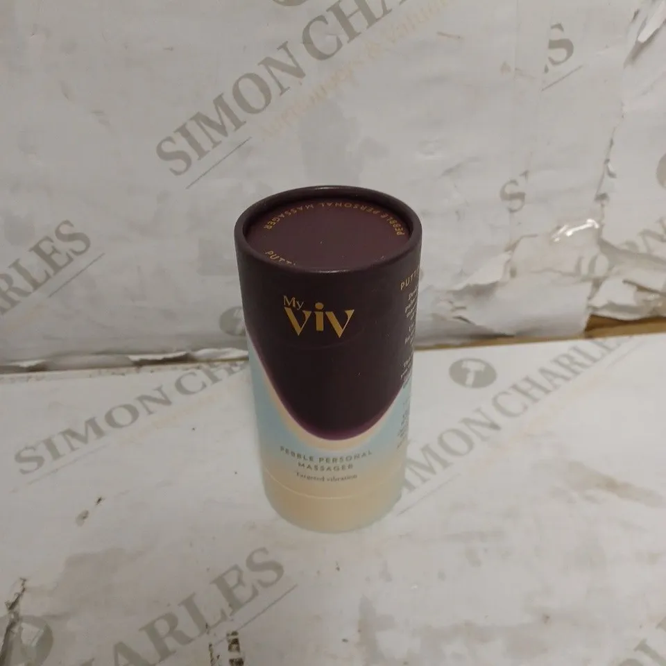 MY VIV PEBBLE PERSONAL MASSAGER - SEALED 