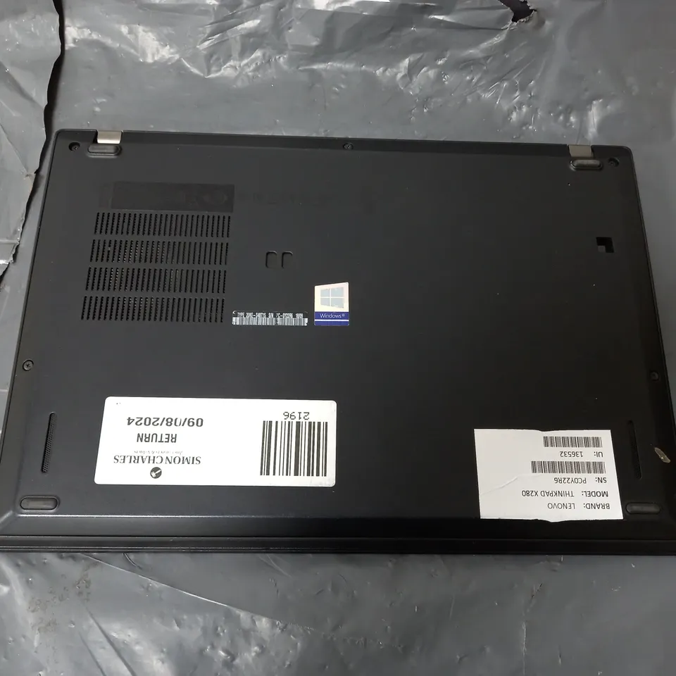 LENOVO THINKPAD X280 LAPTOP IN BLACK