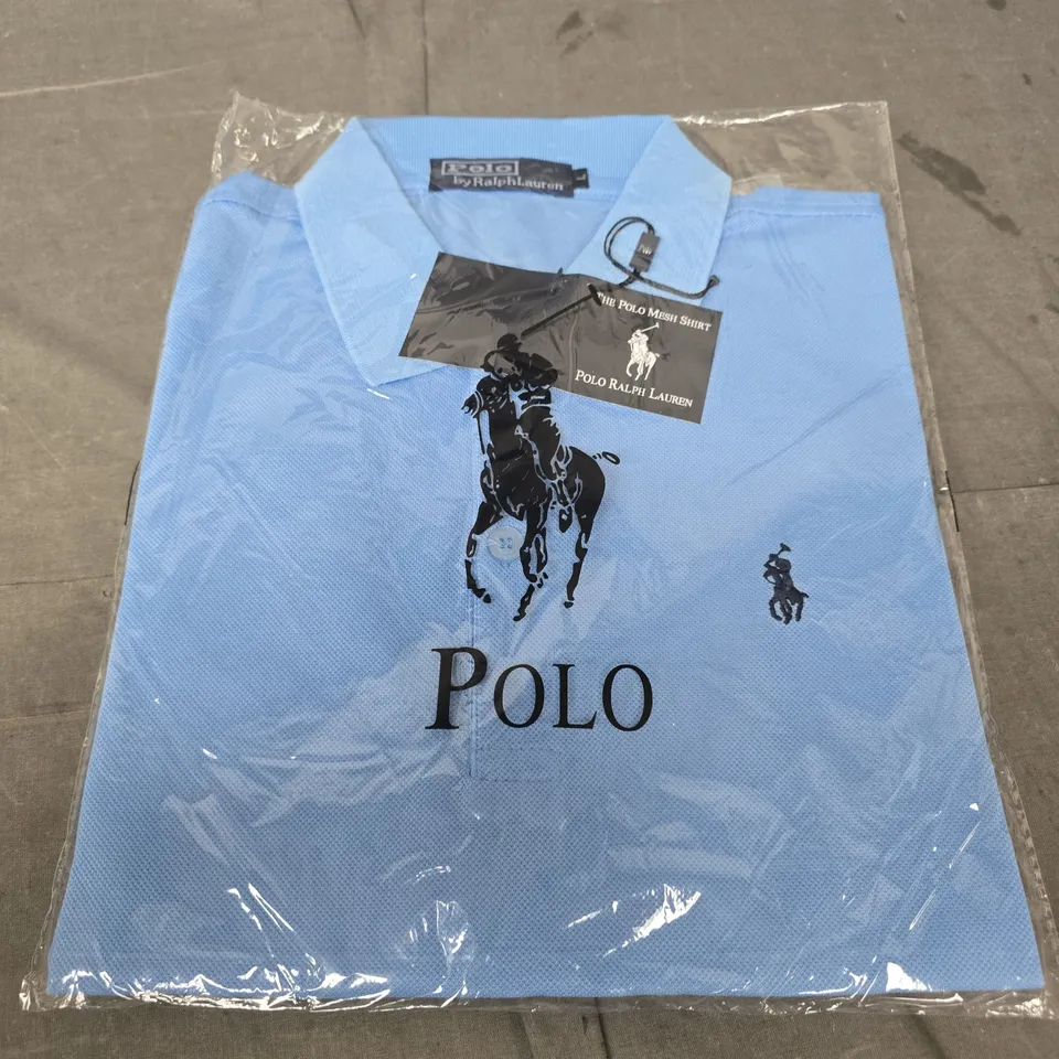 POLO RALPH LAUREN POLO SHIRT – LIGHT BLUE, MEN'S SIZE L